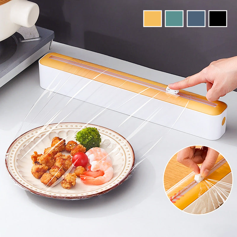 3 i 1 Magnetisk plastfoliedispenser med skärare
