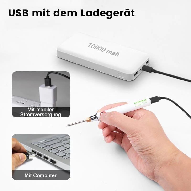 USB-bärbar elektrisk lödkolvsuppsättning