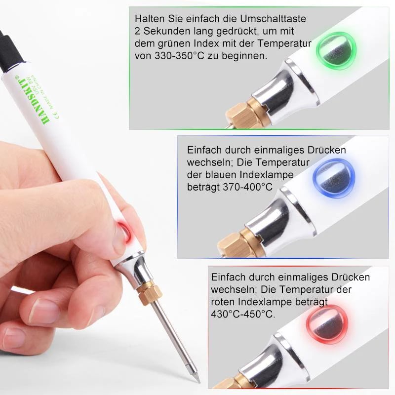USB-bärbar elektrisk lödkolvsuppsättning