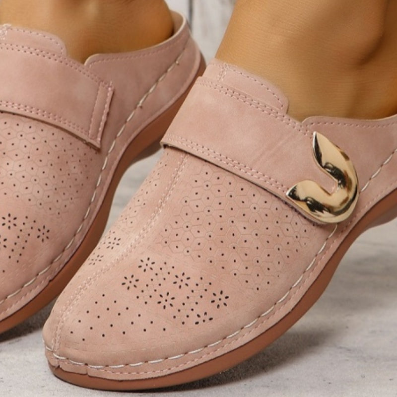 Wrap-Around Cutout Slipper Shoe för kvinnor