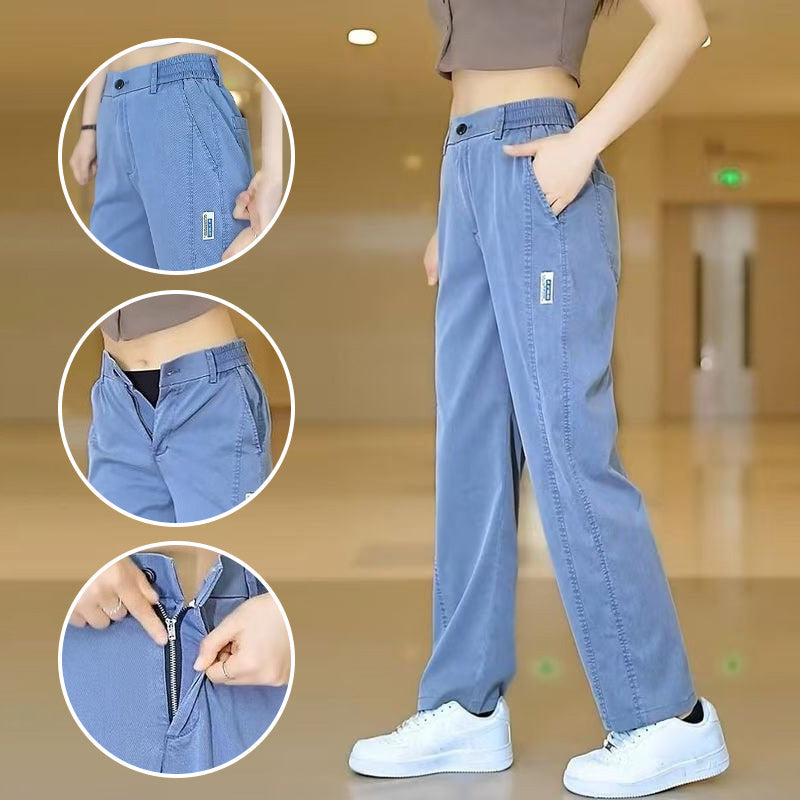 đ„Nytt Ă„r 2025đ„Unisex Casual Tencel Cargo Byxorđ