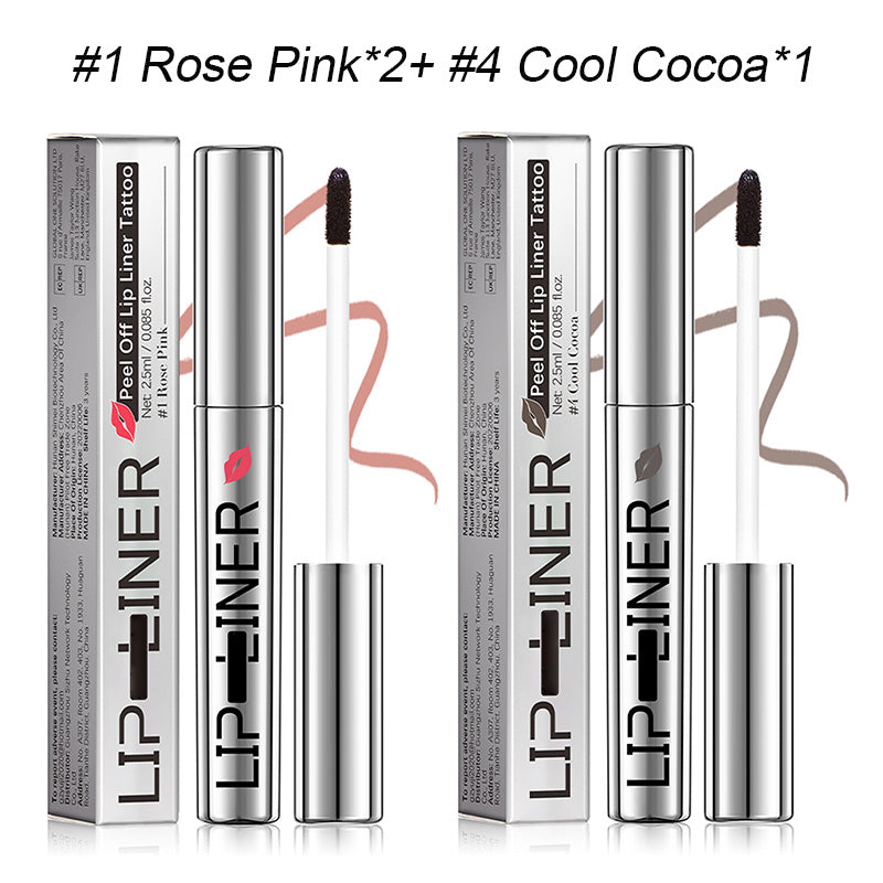 🎁Köp 1 få 2 gratis⏰Peel Off Lip Liner Stain 🫦