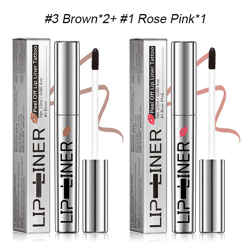 🎁Köp 1 få 2 gratis⏰Peel Off Lip Liner Stain 🫦