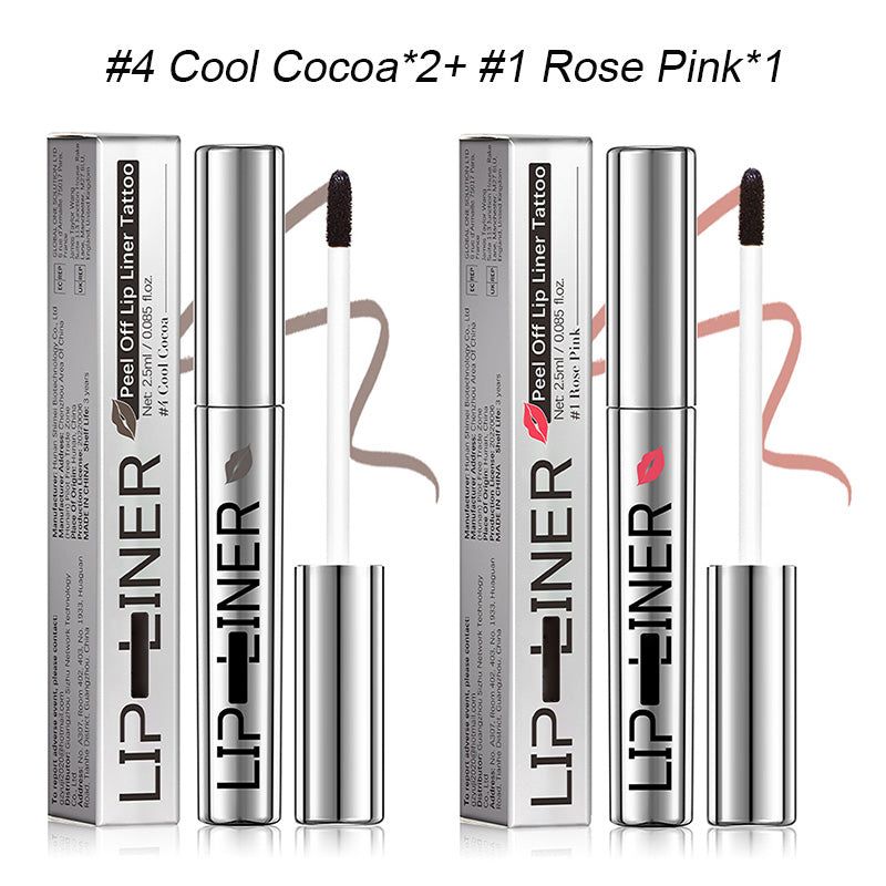 🎁Köp 1 få 2 gratis⏰Peel Off Lip Liner Stain 🫦