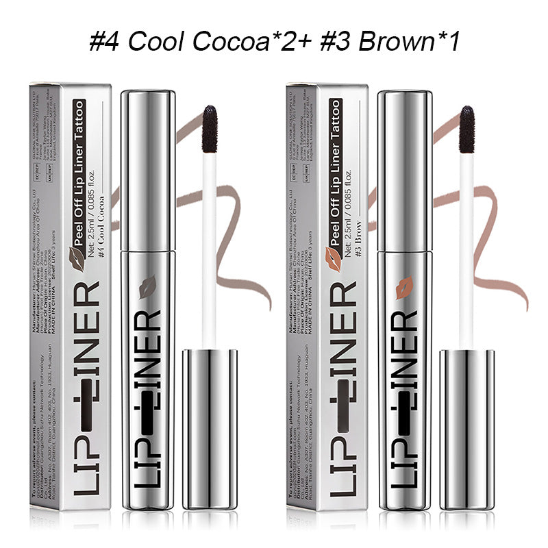 🎁Köp 1 få 2 gratis⏰Peel Off Lip Liner Stain 🫦