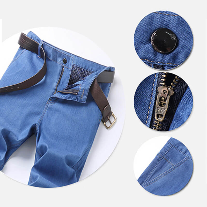 đ„ SommarlĂ€tt Herrjeans: Lös Passform & Rakt Snitt | AffĂ€rs & Pappa-Stil i MedelĂ„ldern đ„