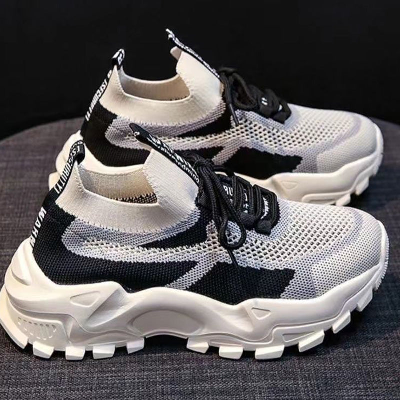 Andningsaktiva fritidssneakers för kvinnor