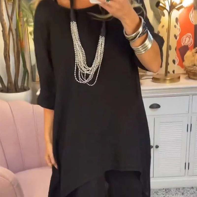 Women's Irregular Top & Pants 2-delat set