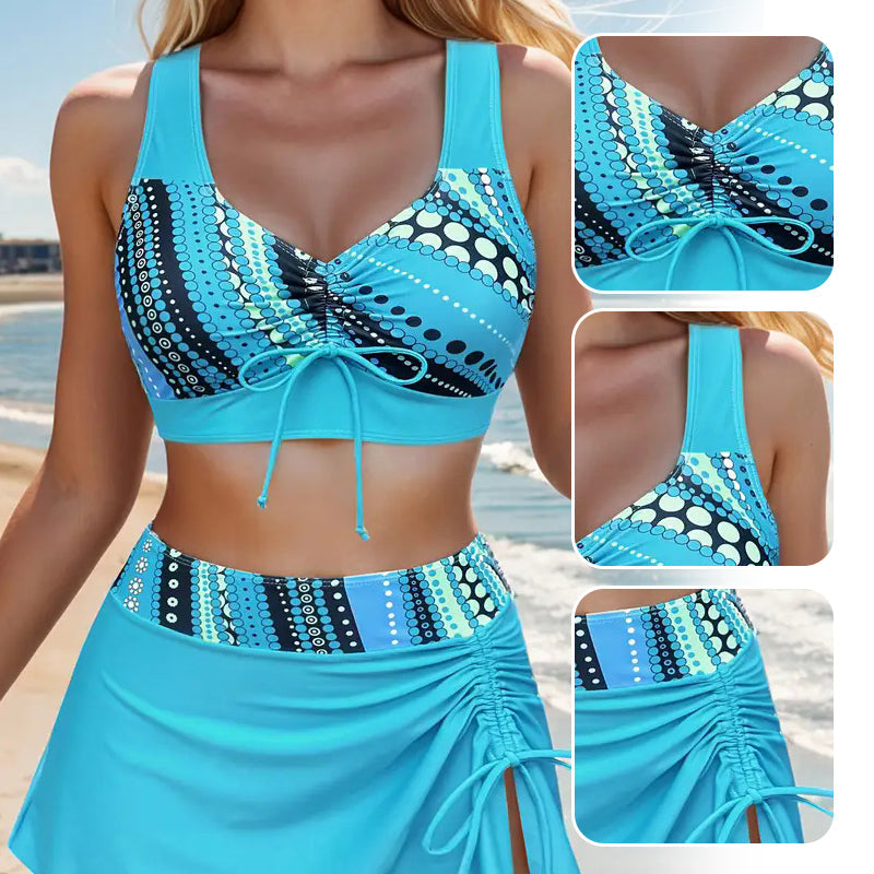 💛Hot sommarförsäljning - 50% rabatt💛Bikini kvinnor push-up tvådelad