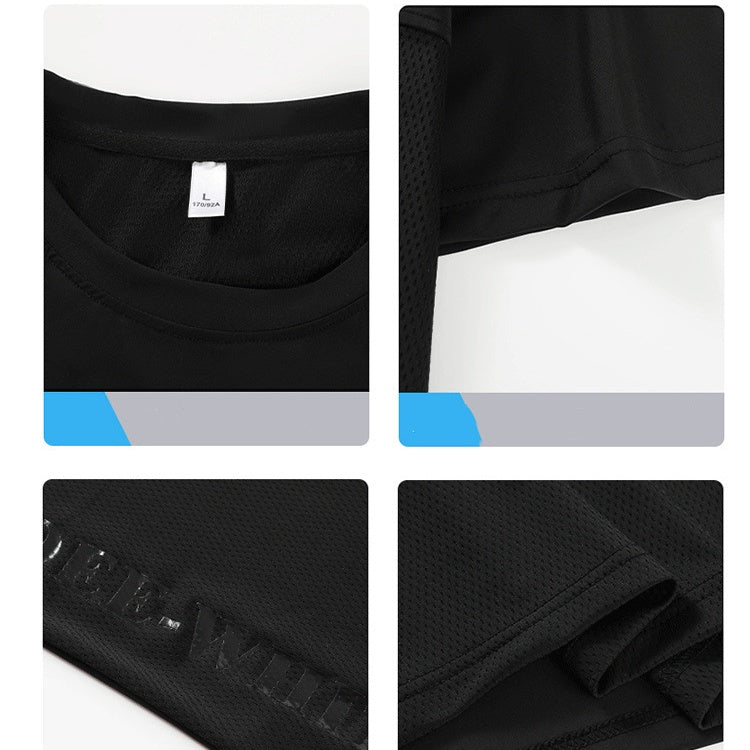 Kortärmad topp och shorts i 2 delar för män
