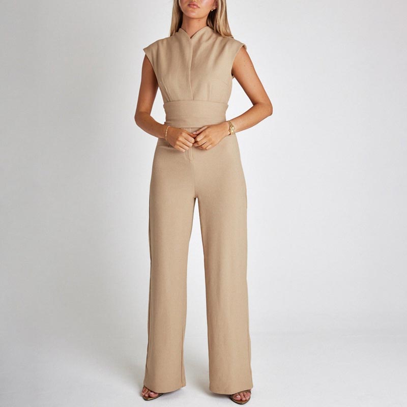 (đ2025 Hot Saleđ)đ€©đĂrmlös jumpsuit med vida ben för kvinnor