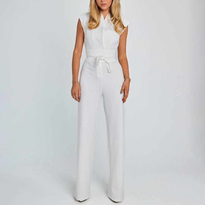 (đ2025 Hot Saleđ)đ€©đĂrmlös jumpsuit med vida ben för kvinnor