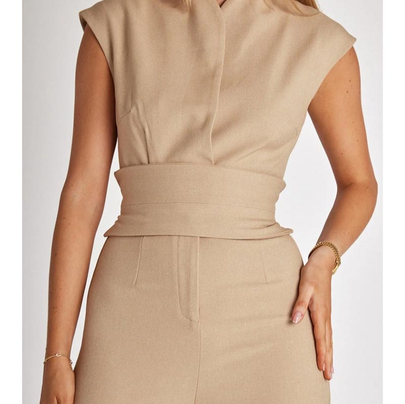 (đ2025 Hot Saleđ)đ€©đĂrmlös jumpsuit med vida ben för kvinnor