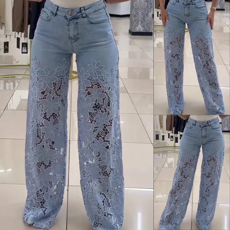 đž Mode spetsjeans(BegrĂ€nsad upplaga)