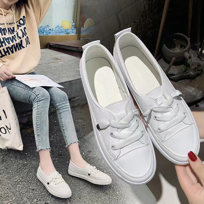 đžVĂ„rsommar Kampanjperiod! -Koreanska vita skor i trendig stilđž