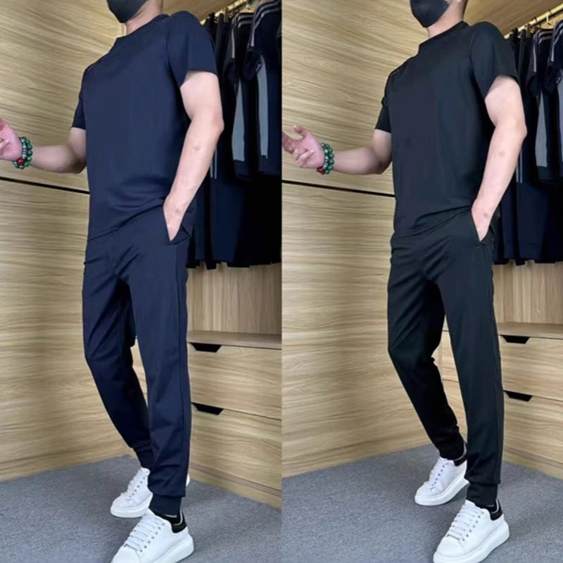 đ„Casual sportkostym för mĂ€n med stretch i issilkeâš