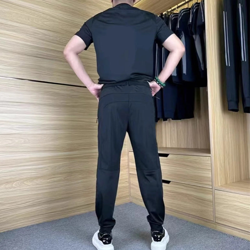đ„Casual sportkostym för mĂ€n med stretch i issilkeâš