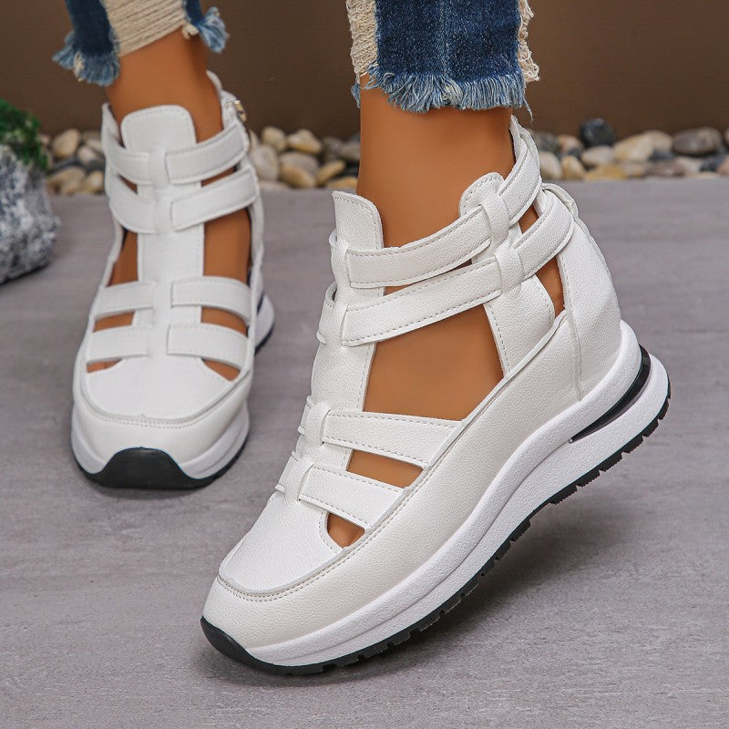 đ„Sista dagen 50% rabatt - BekvĂ€ma lĂ€tta wedge sandaler med dragkedja i sidan