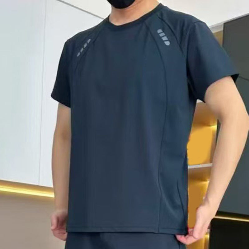 đ„MĂ€n LĂ€tt Casual T-Shirt Shorts 2-delad uppsĂ€ttning