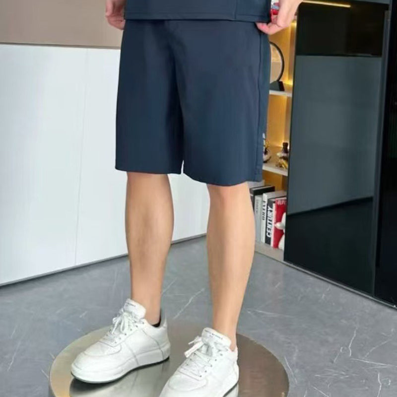đ„MĂ€n LĂ€tt Casual T-Shirt Shorts 2-delad uppsĂ€ttning