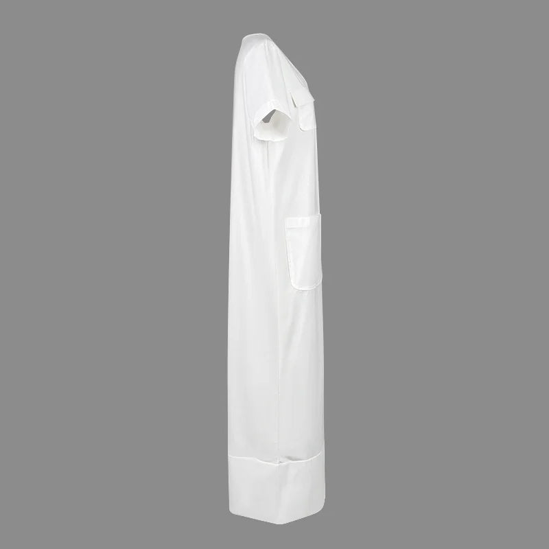 V-ringad lös jumpsuit för kvinnor
