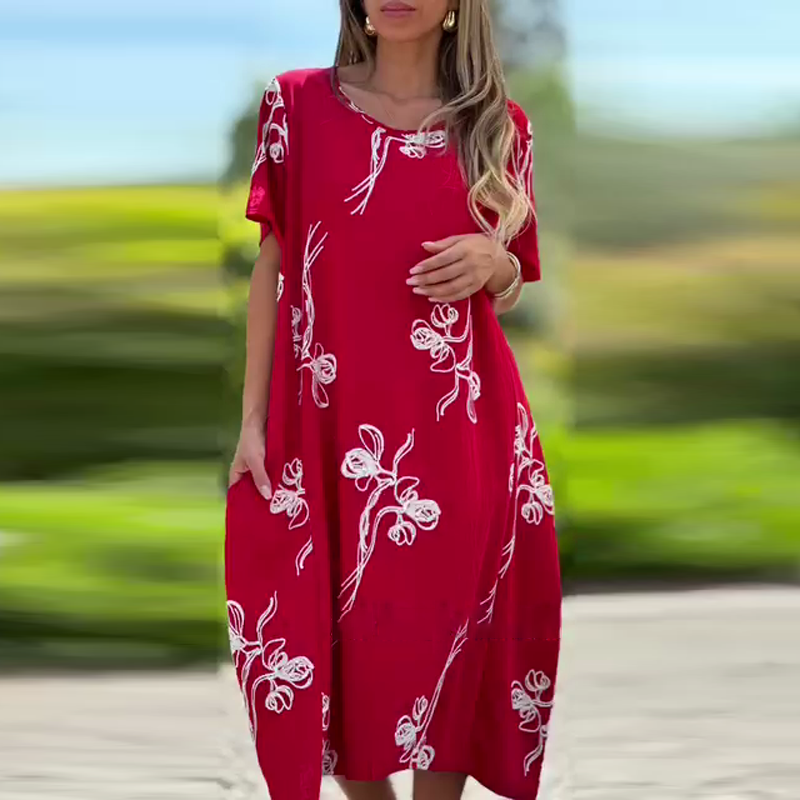 Kvinnors Bodycon Klänning Axelfri Polyester Kort Kjol main image 1