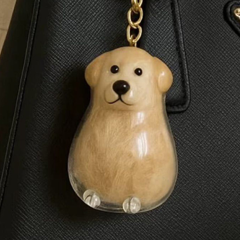 đ¶Dog Hair Collector Nyckelring Charm MinnesmĂ€rke FörvaringslĂ„da