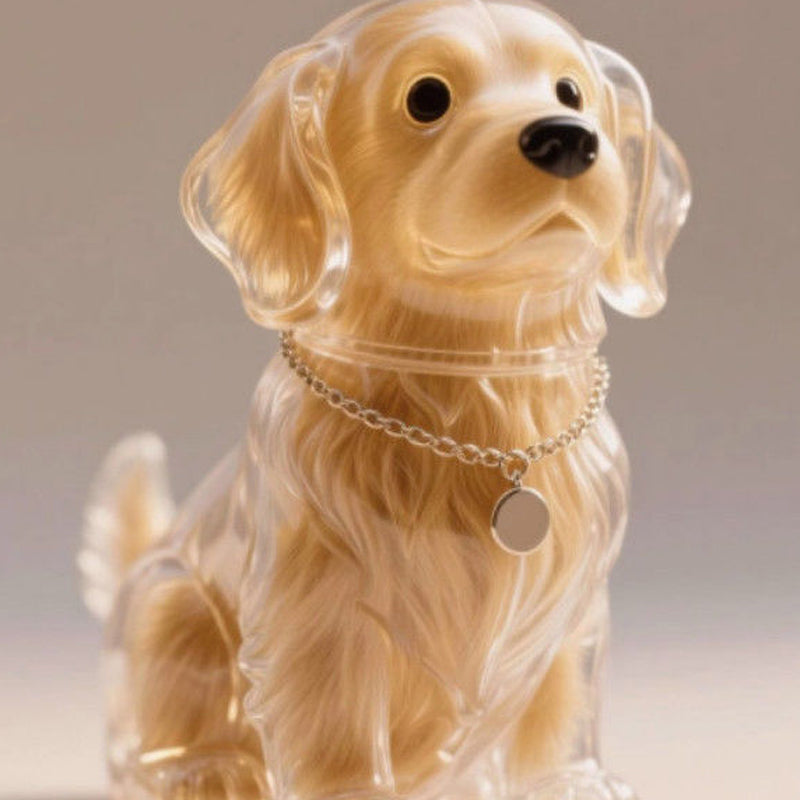đ¶Dog Hair Collector Nyckelring Charm MinnesmĂ€rke FörvaringslĂ„da