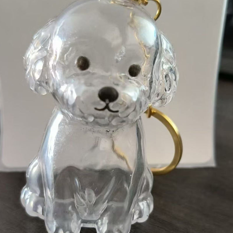 đ¶Dog Hair Collector Nyckelring Charm MinnesmĂ€rke FörvaringslĂ„da