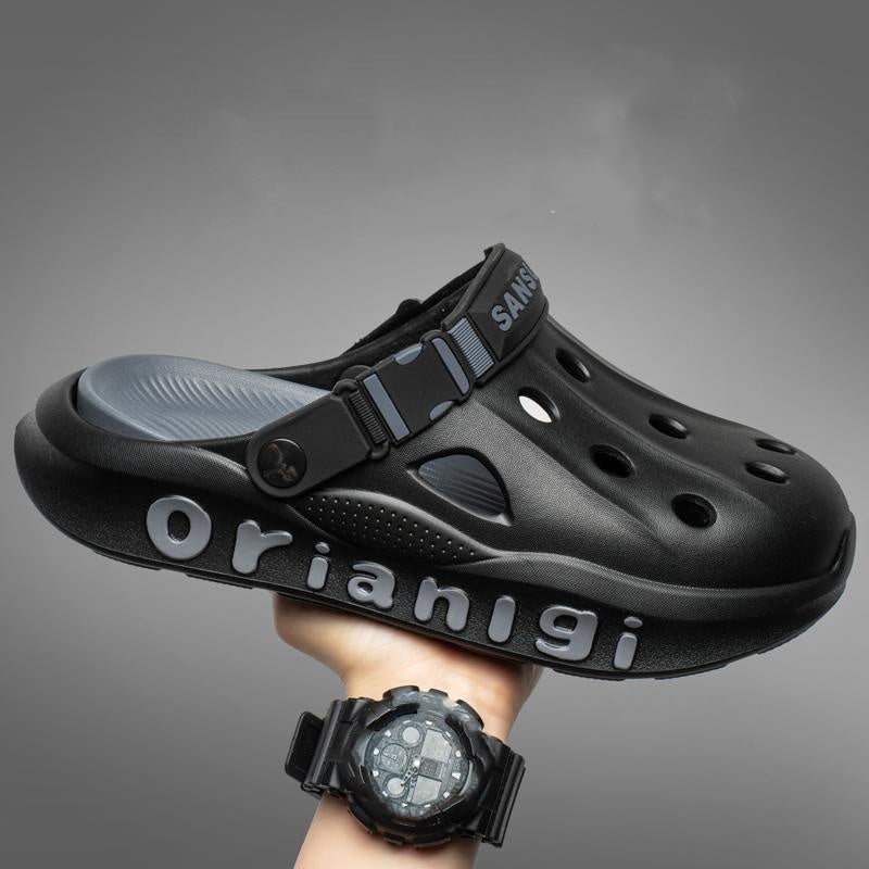 Unisex andningsbara mjuka sandaler med tjocka sulor