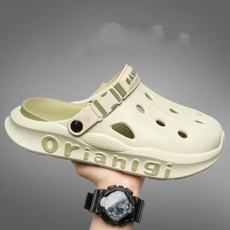 Unisex andningsbara mjuka sandaler med tjocka sulor