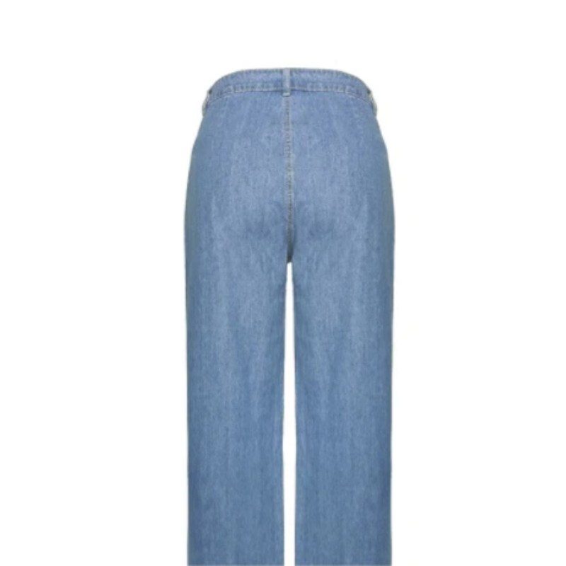 Tvättade casualjeans för kvinnor