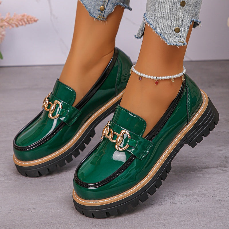 Vintage mjuka loafers för damer