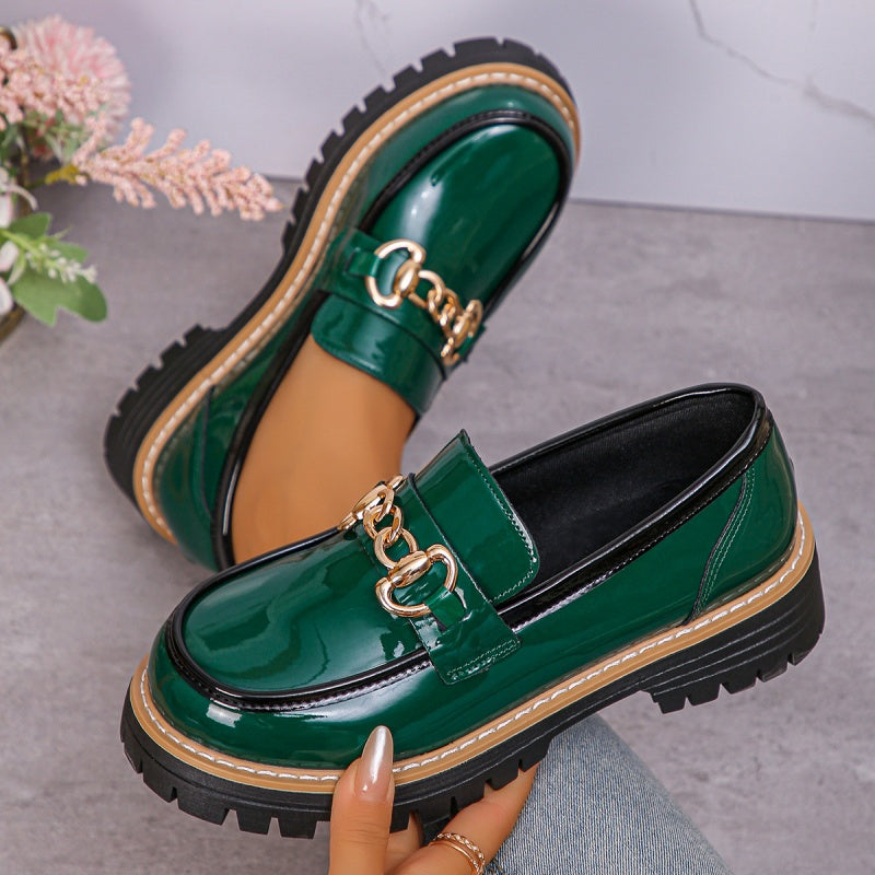 Vintage mjuka loafers för damer