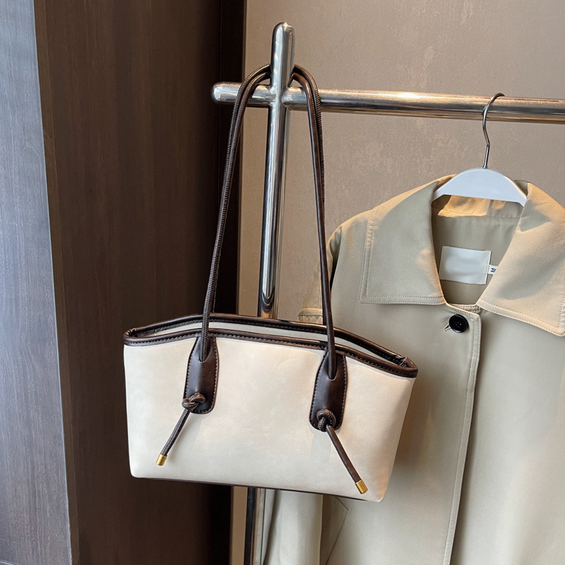 Damväska i vintage PU-läder