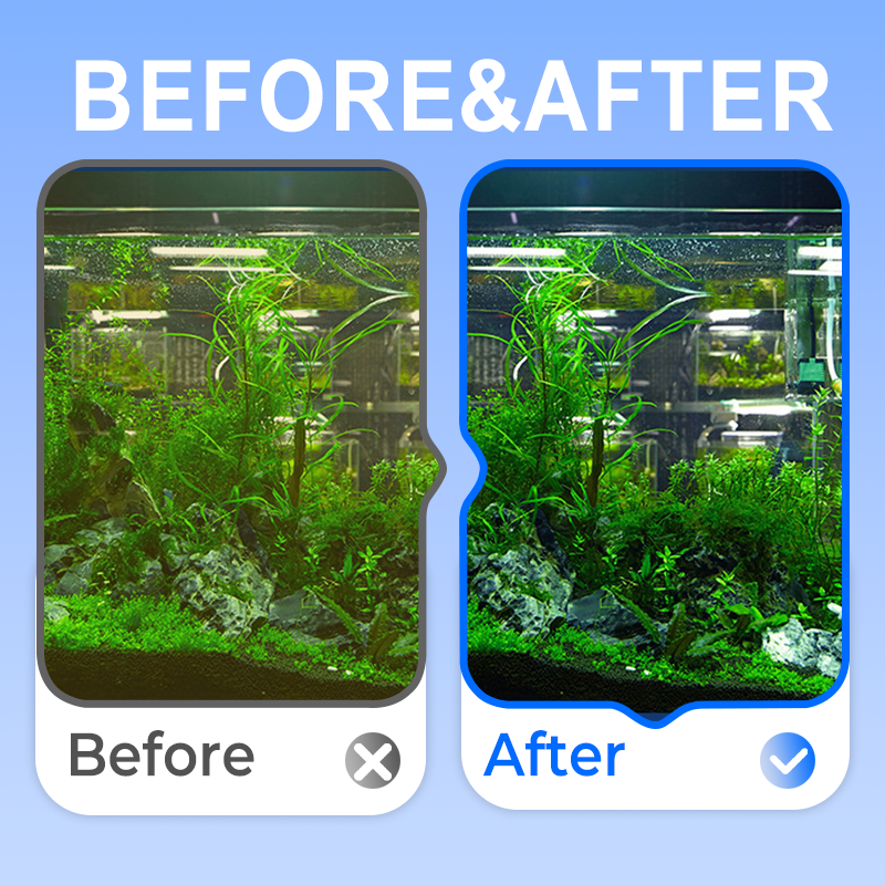 Akvariefilter 3-i-1 – filtrering, syresättning och vattenpumpning