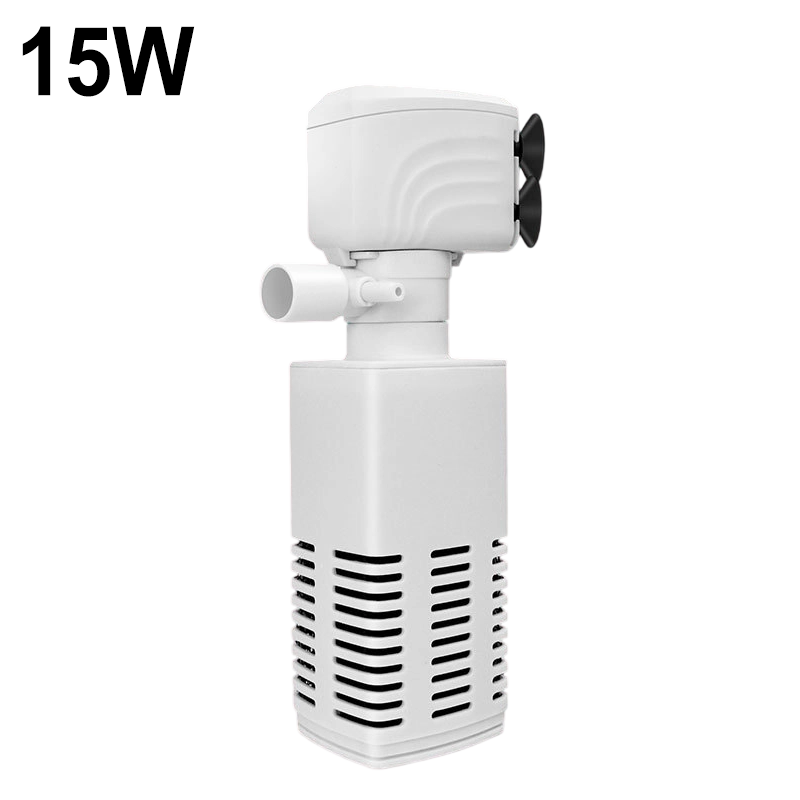 Akvariefilter 3-i-1 – filtrering, syresättning och vattenpumpning
