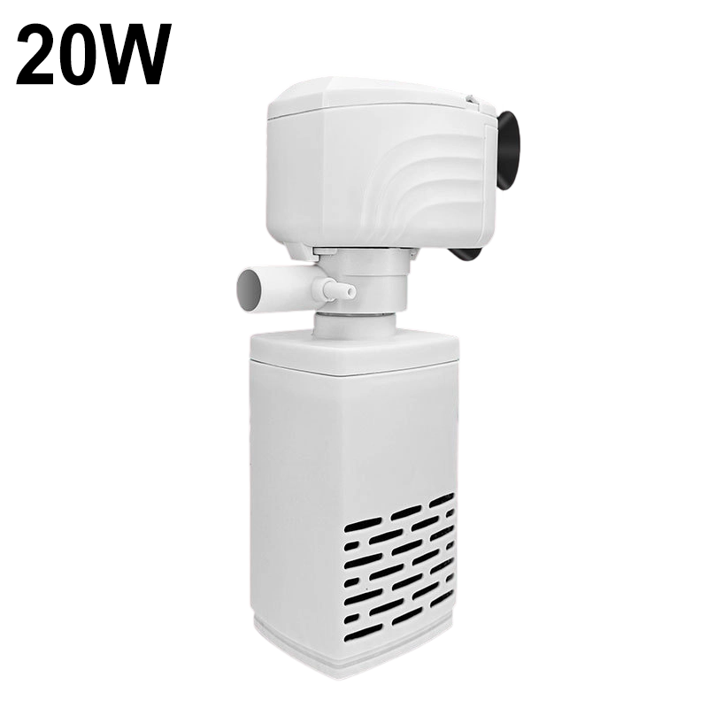 Akvariefilter 3-i-1 – filtrering, syresättning och vattenpumpning