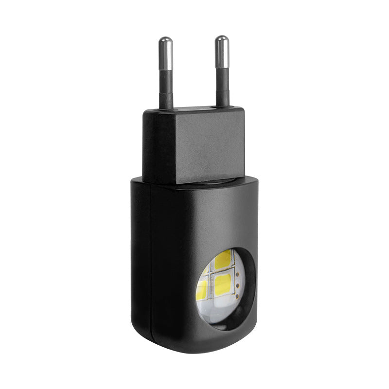 đSmart LED-nattlampa för vĂ€gguttag med automatisk dimmer