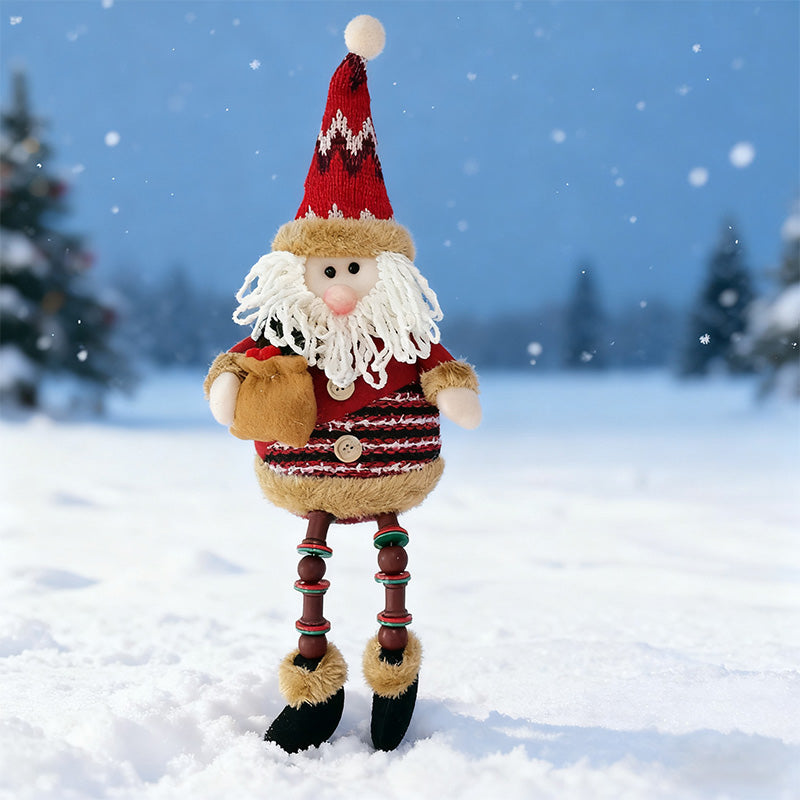 Julklappsdekoration med jultomten