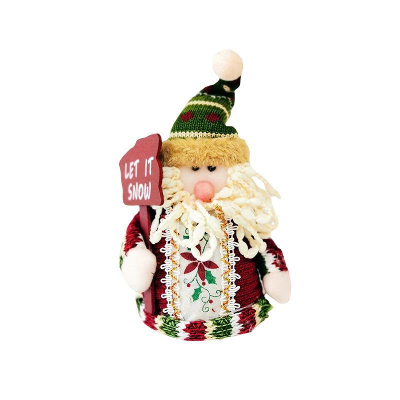 Julklappsdekoration med jultomten