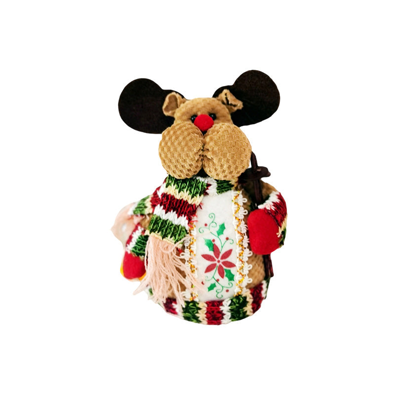 Julklappsdekoration med jultomten