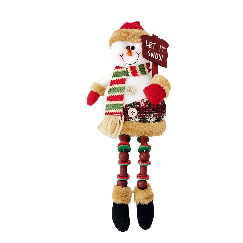 Julklappsdekoration med jultomten