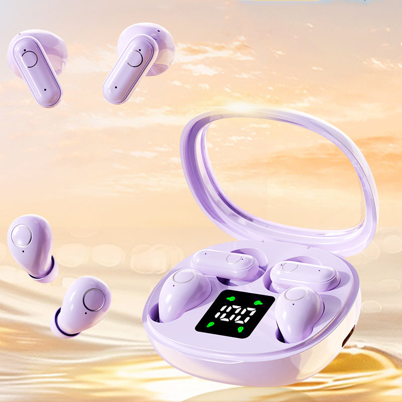 đ„SISTA DAGENS REA â 49 % RABATTđTrĂ„dlöst Bluetooth-headset med dubbla hörlurar och LED-laddningsfodral