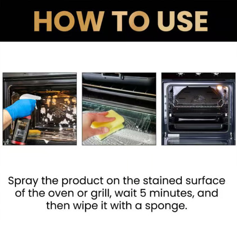 ✨Het rea 49% rabatt! 🔥Ugn- och grillrengöringsspray