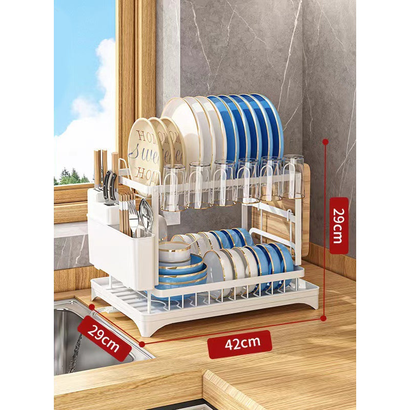 đąđą50 % rabatt!!!â° TvĂ„vĂ„ningsdiskstĂ€ll â Med uppsamlingsskĂ„l, platsbesparande och perfekt för familjekök