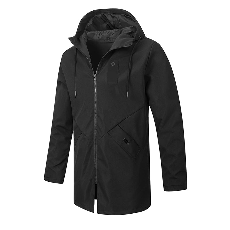đ„ SUPERERBJUDANDE đ§„ Vindjacka för mĂ€n i trenchcoat-stil med huva âš MedellĂ„ng, modern stil & bekvĂ€m för vardagsbruk