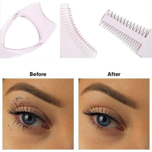 3 i 1 ögonfransverktyg Mascara Shield Applicator Guard