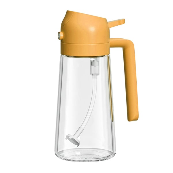 ✨HOT SALE💕2 i 1 oljespruta och oljedispenser i glas🔥(Köp 2 få 10% rabatt)