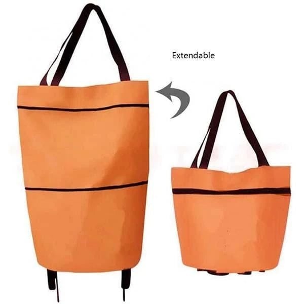 (đ„HOT SALE NU 49% OFF) - 2-i-1 shoppingvĂ€ska hopfĂ€llbar grön vĂ€ska